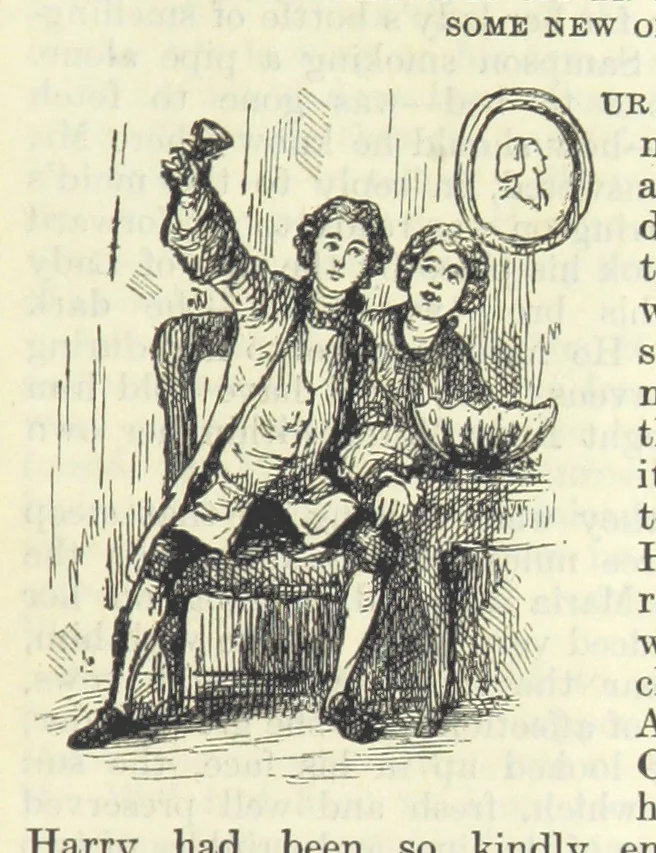 An illustration from The Oxford Thackeray. With illustrations. [Edited with introductions by George Saintsbury, leaf 451