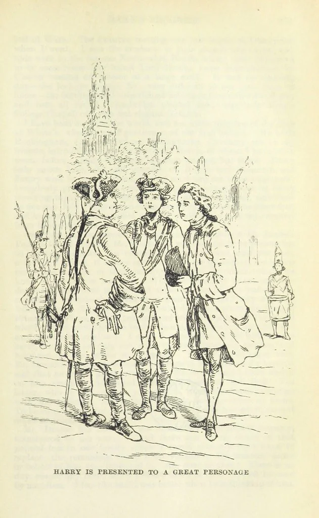 An illustration from The Oxford Thackeray. With illustrations. [Edited with introductions by George Saintsbury, leaf 467