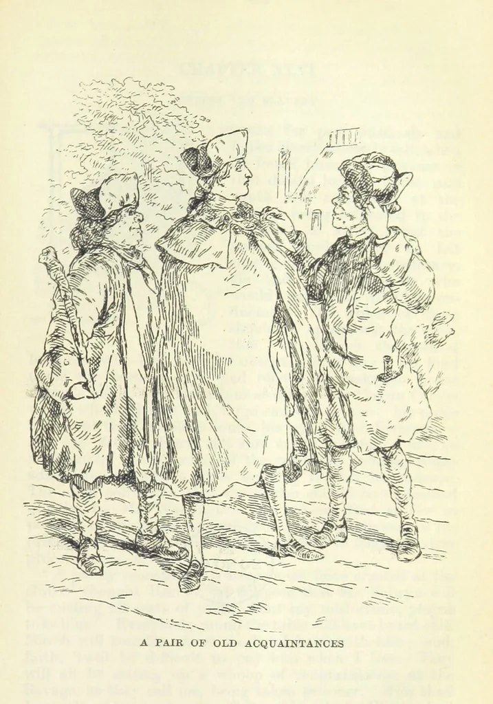 An illustration from The Oxford Thackeray. With illustrations. [Edited with introductions by George Saintsbury, leaf 509