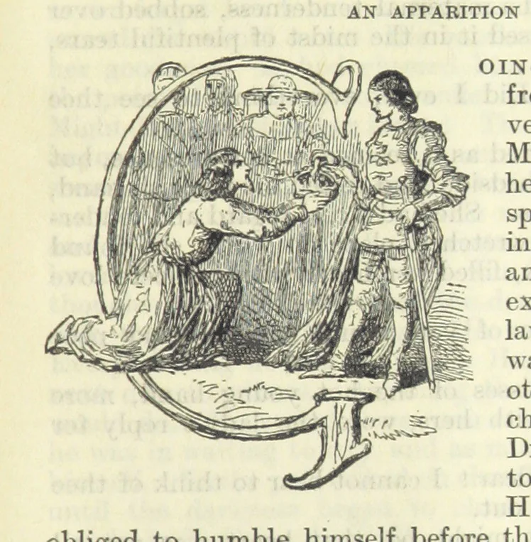 An illustration from The Oxford Thackeray. With illustrations. [Edited with introductions by George Saintsbury, leaf 533
