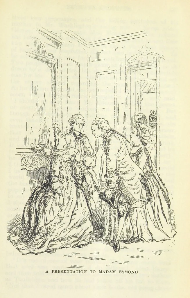 An illustration from The Oxford Thackeray. With illustrations. [Edited with introductions by George Saintsbury, leaf 603