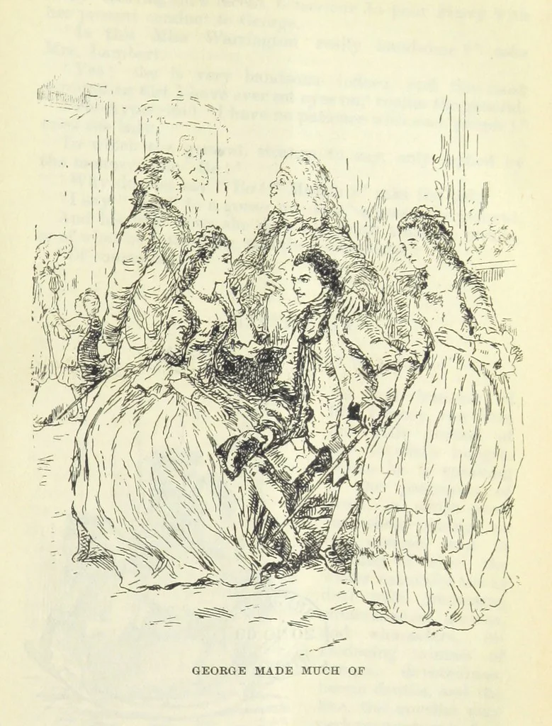 An illustration from The Oxford Thackeray. With illustrations. [Edited with introductions by George Saintsbury, leaf 639
