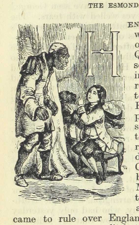 An illustration from The Oxford Thackeray. With illustrations. [Edited with introductions by George Saintsbury, leaf 64