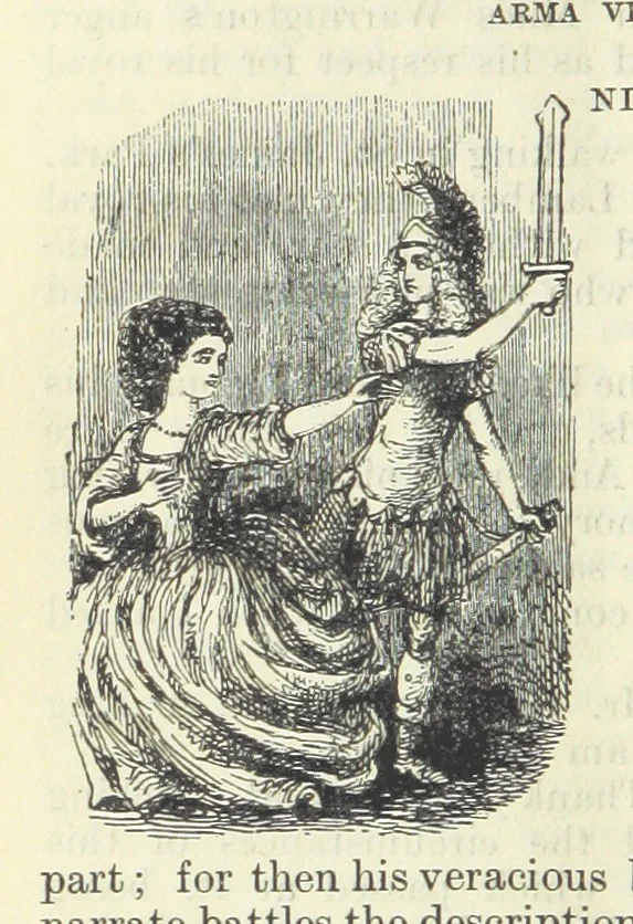 An illustration from The Oxford Thackeray. With illustrations. [Edited with introductions by George Saintsbury, leaf 674