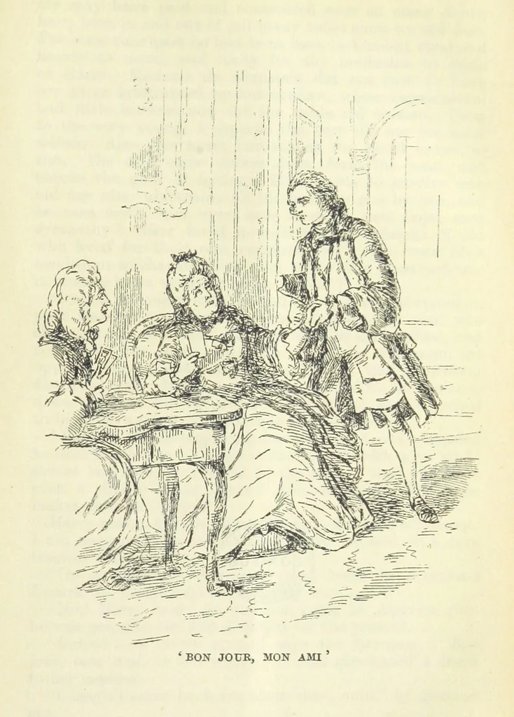 An illustration from The Oxford Thackeray. With illustrations. [Edited with introductions by George Saintsbury, leaf 691