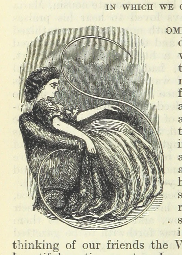 An illustration from The Oxford Thackeray. With illustrations. [Edited with introductions by George Saintsbury, leaf 730
