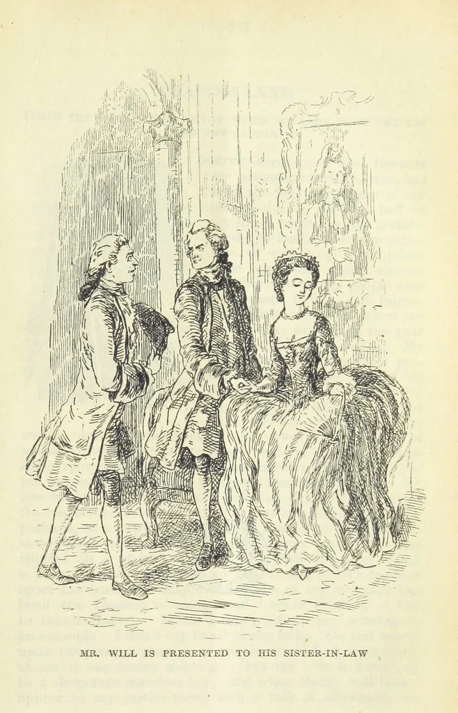 An illustration from The Oxford Thackeray. With illustrations. [Edited with introductions by George Saintsbury, leaf 793