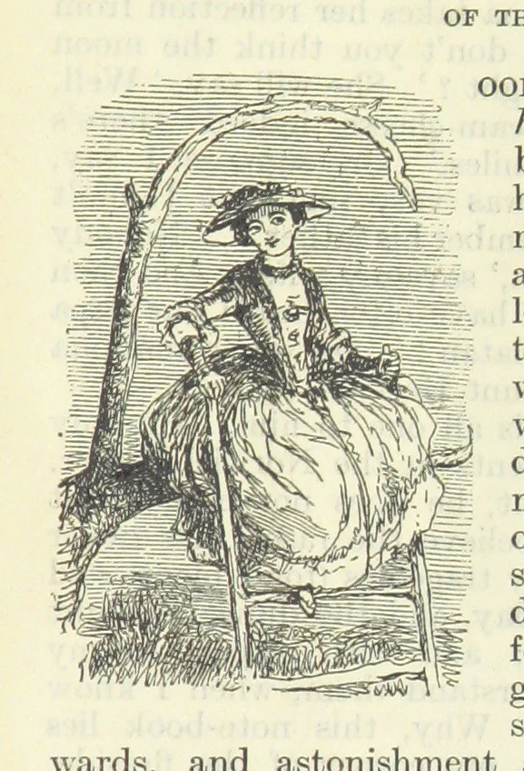 An illustration from The Oxford Thackeray. With illustrations. [Edited with introductions by George Saintsbury, leaf 795