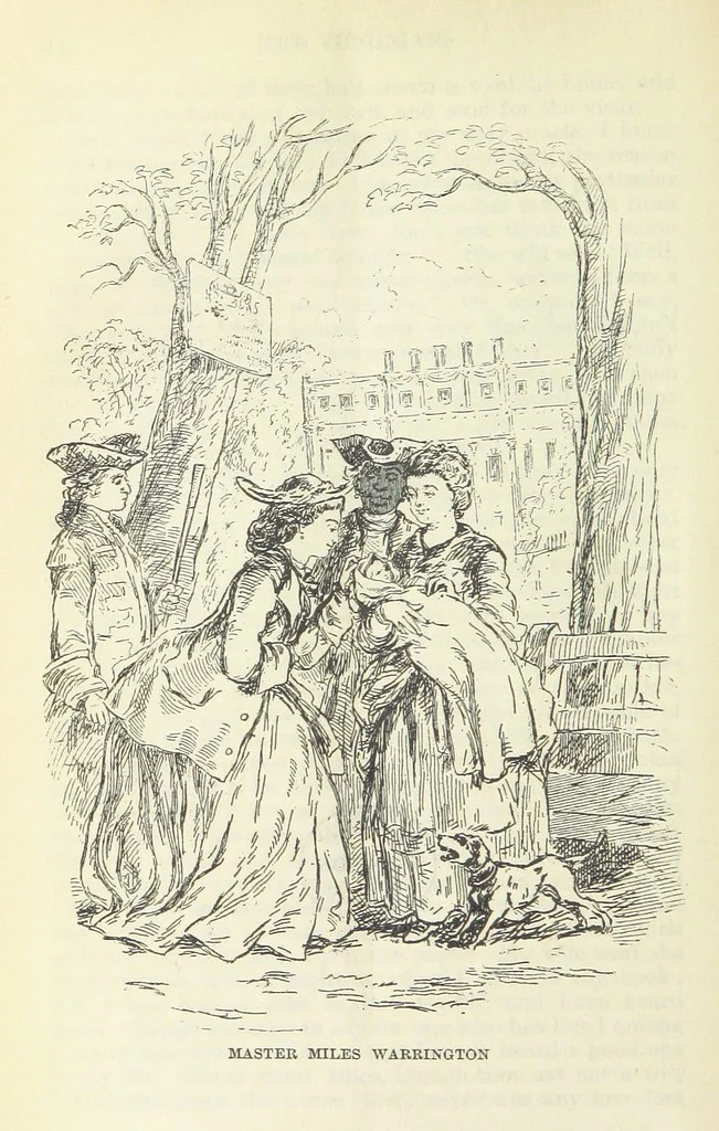 An illustration from The Oxford Thackeray. With illustrations. [Edited with introductions by George Saintsbury, leaf 798