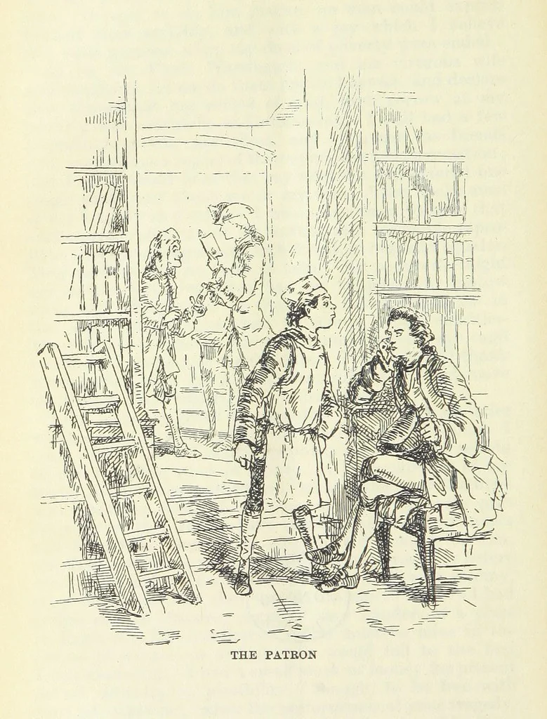 An illustration from The Oxford Thackeray. With illustrations. [Edited with introductions by George Saintsbury, leaf 900