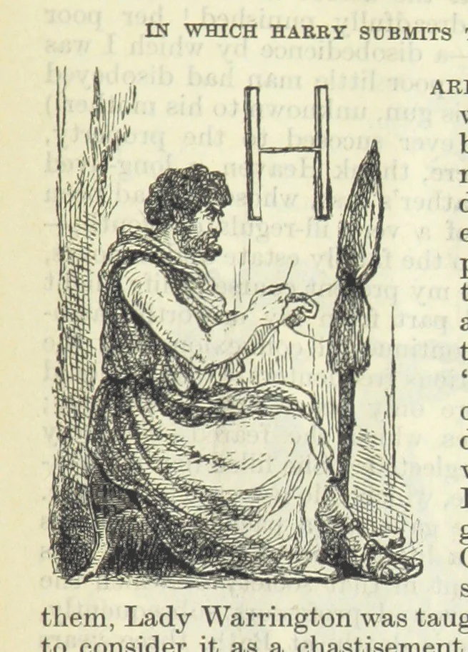 An illustration from The Oxford Thackeray. With illustrations. [Edited with introductions by George Saintsbury, leaf 923