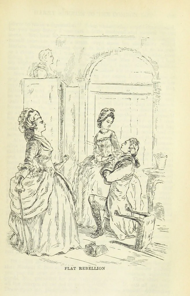 An illustration from The Oxford Thackeray. With illustrations. [Edited with introductions by George Saintsbury, leaf 935
