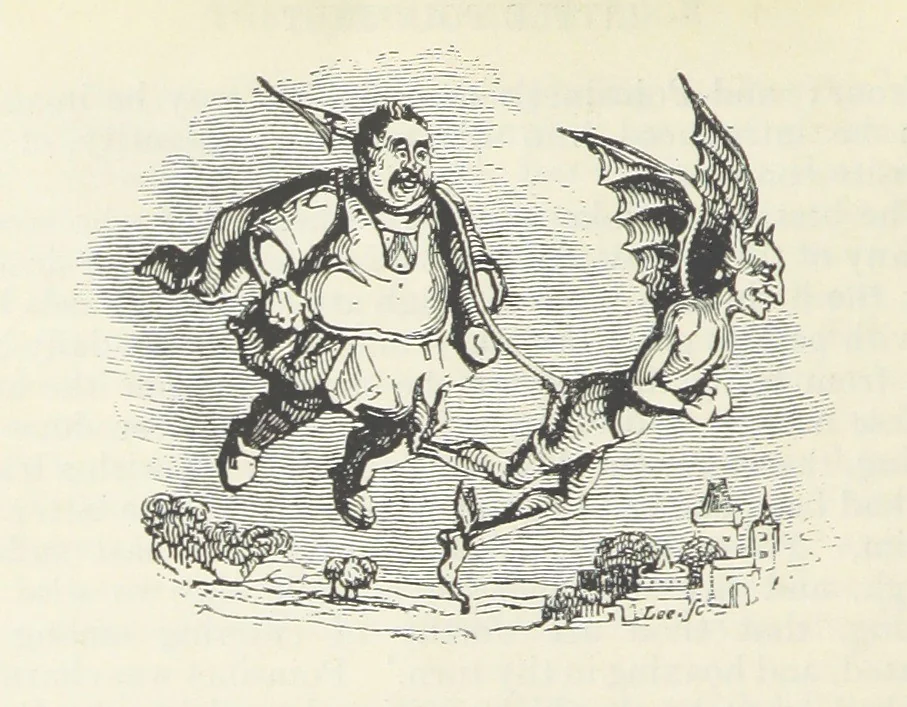 An illustration from The Oxford Thackeray. With illustrations. [Edited with introductions by George Saintsbury, leaf 250
