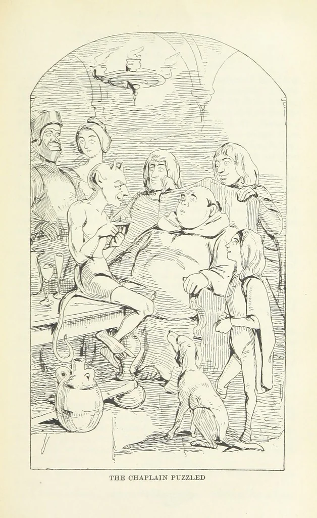 An illustration from The Oxford Thackeray. With illustrations. [Edited with introductions by George Saintsbury, leaf 257