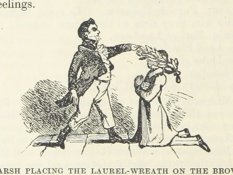 An illustration from The Oxford Thackeray. With illustrations. [Edited with introductions by George Saintsbury, leaf 420