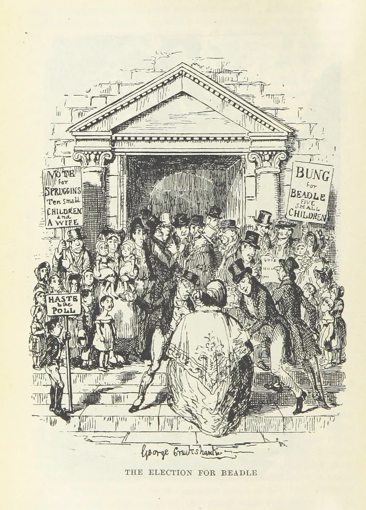 An illustration from The Oxford Thackeray. With illustrations. [Edited with introductions by George Saintsbury, leaf 468