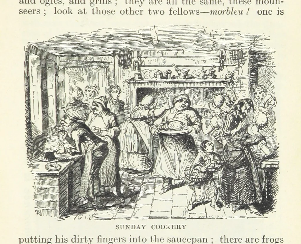 An illustration from The Oxford Thackeray. With illustrations. [Edited with introductions by George Saintsbury, leaf 477