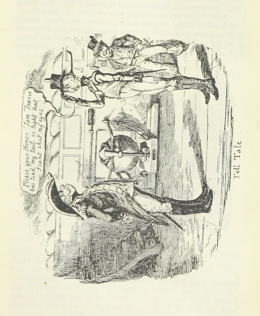 An illustration from The Oxford Thackeray. With illustrations. [Edited with introductions by George Saintsbury, leaf 481
