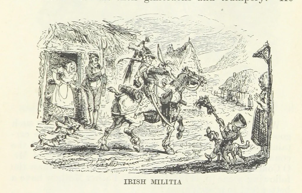 An illustration from The Oxford Thackeray. With illustrations. [Edited with introductions by George Saintsbury, leaf 483