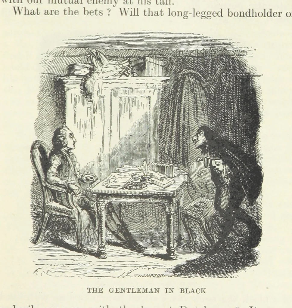 An illustration from The Oxford Thackeray. With illustrations. [Edited with introductions by George Saintsbury, leaf 497