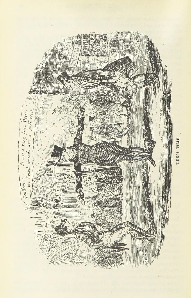 An illustration from The Oxford Thackeray. With illustrations. [Edited with introductions by George Saintsbury, leaf 500