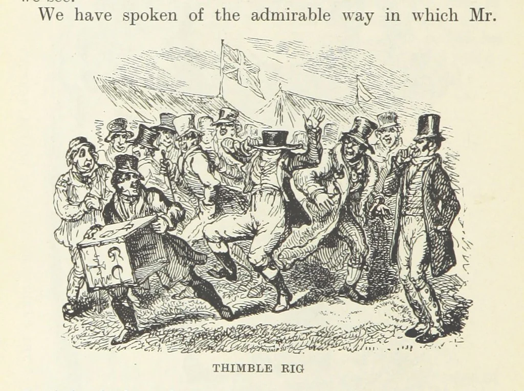 An illustration from The Oxford Thackeray. With illustrations. [Edited with introductions by George Saintsbury, leaf 504