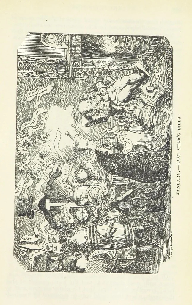 An illustration from The Oxford Thackeray. With illustrations. [Edited with introductions by George Saintsbury, leaf 507