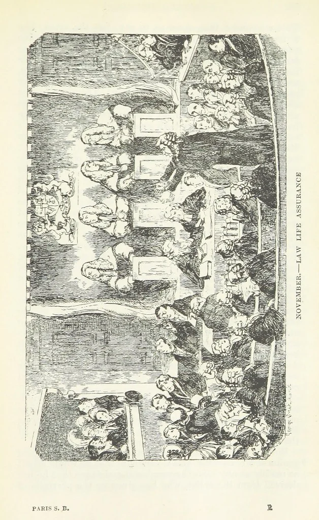 An illustration from The Oxford Thackeray. With illustrations. [Edited with introductions by George Saintsbury, leaf 519