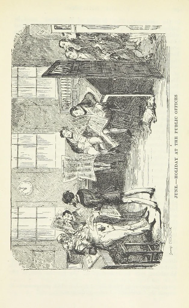 An illustration from The Oxford Thackeray. With illustrations. [Edited with introductions by George Saintsbury, leaf 525