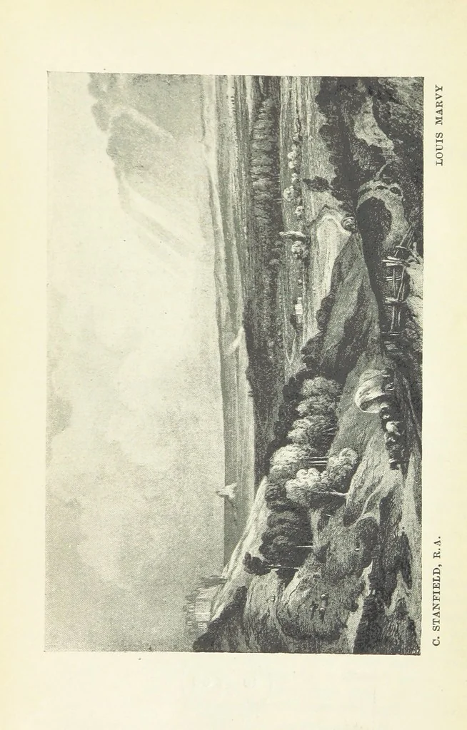 An illustration from The Oxford Thackeray. With illustrations. [Edited with introductions by George Saintsbury, leaf 741