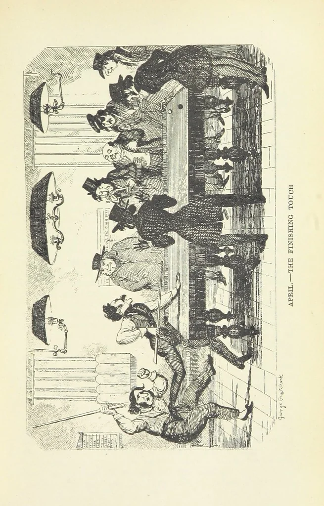 An illustration from The Oxford Thackeray. With illustrations. [Edited with introductions by George Saintsbury, leaf 261
