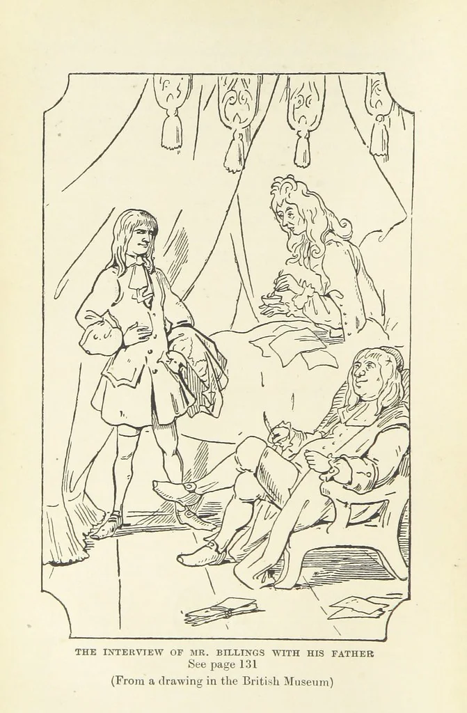 An illustration from The Oxford Thackeray. With illustrations. [Edited with introductions by George Saintsbury, leaf 30