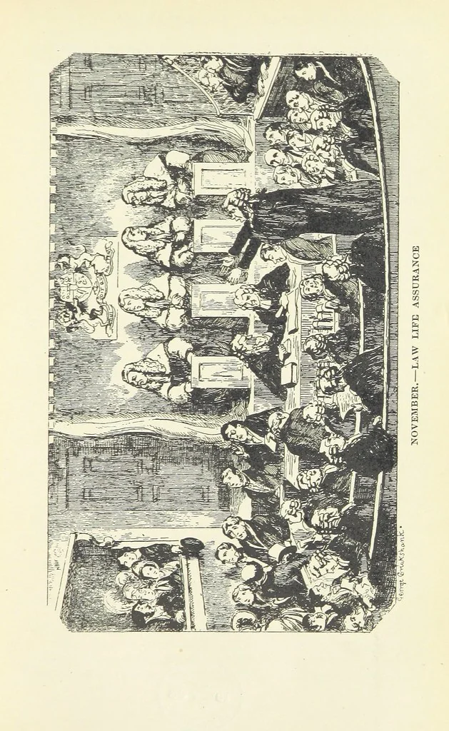 An illustration from The Oxford Thackeray. With illustrations. [Edited with introductions by George Saintsbury, leaf 301