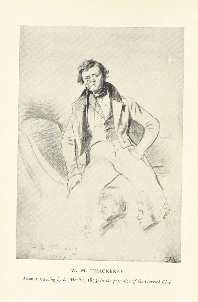 An illustration from The Oxford Thackeray. With illustrations. [Edited with introductions by George Saintsbury, leaf 8