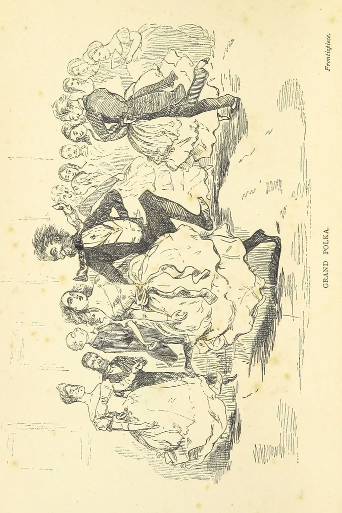 An illustration from The Christmas Books of Mr. M. A. Titmarsh ... With illustrations by the author, 1872, leaf 10