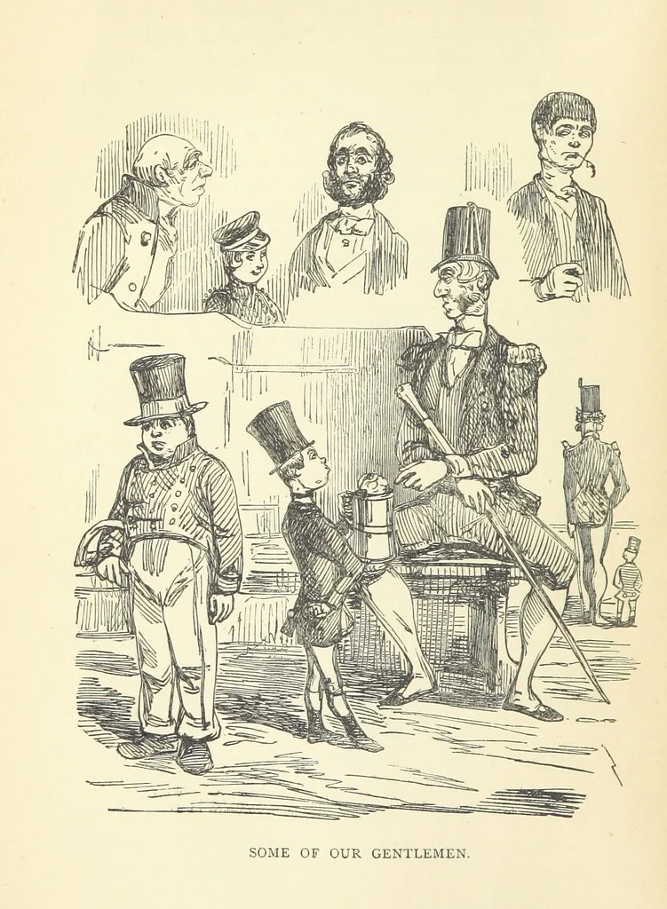 An illustration from The Christmas Books of Mr. M. A. Titmarsh ... With illustrations by the author, 1872, leaf 118