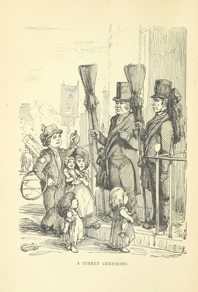 An illustration from The Christmas Books of Mr. M. A. Titmarsh ... With illustrations by the author, 1872, leaf 126