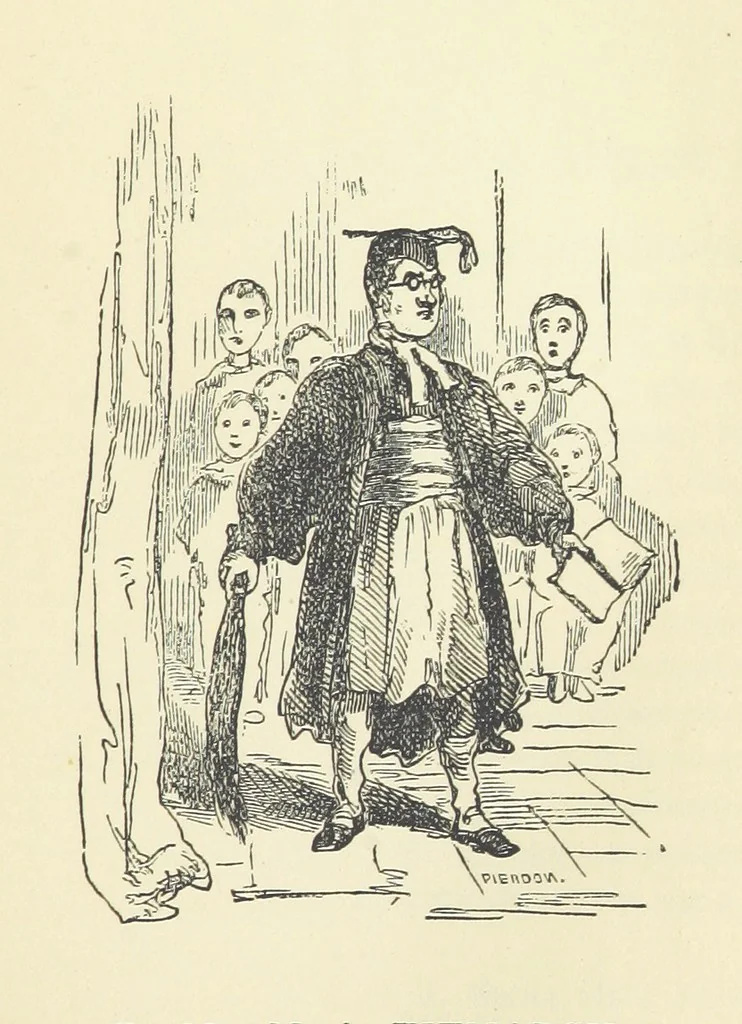An illustration from The Christmas Books of Mr. M. A. Titmarsh ... With illustrations by the author, 1872, leaf 169