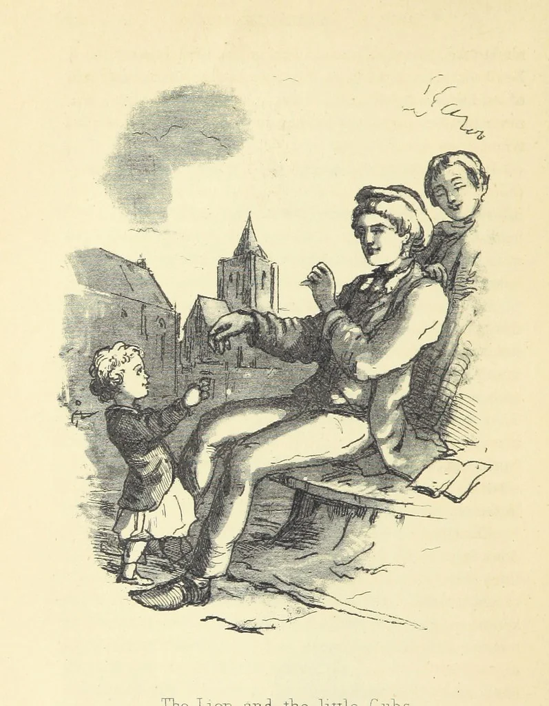 An illustration from The Christmas Books of Mr. M. A. Titmarsh ... With illustrations by the author, 1872, leaf 178