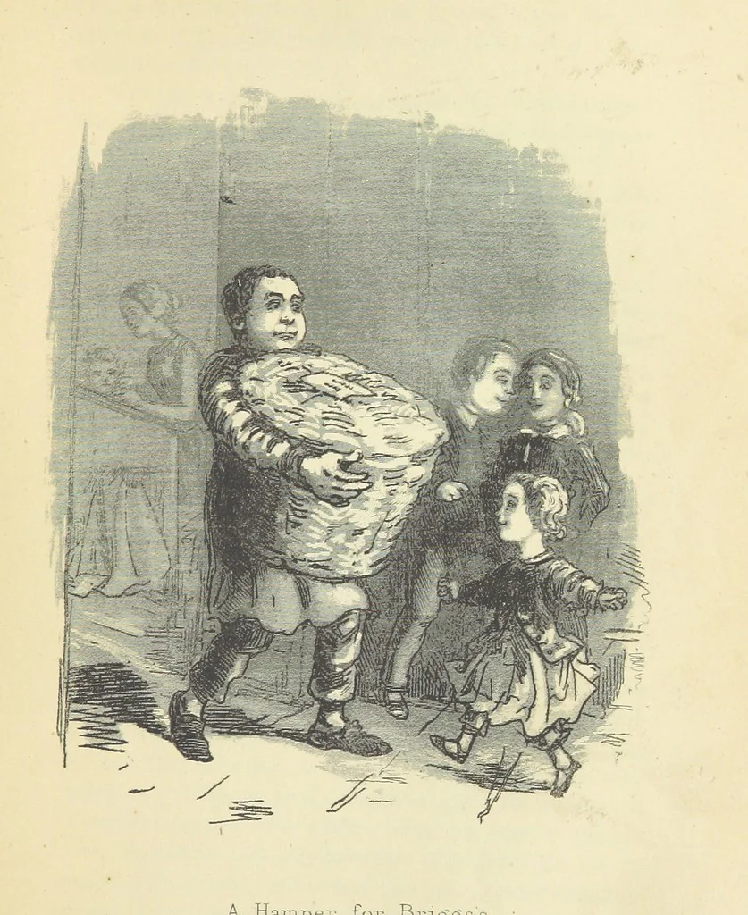 An illustration from The Christmas Books of Mr. M. A. Titmarsh ... With illustrations by the author, 1872, leaf 205