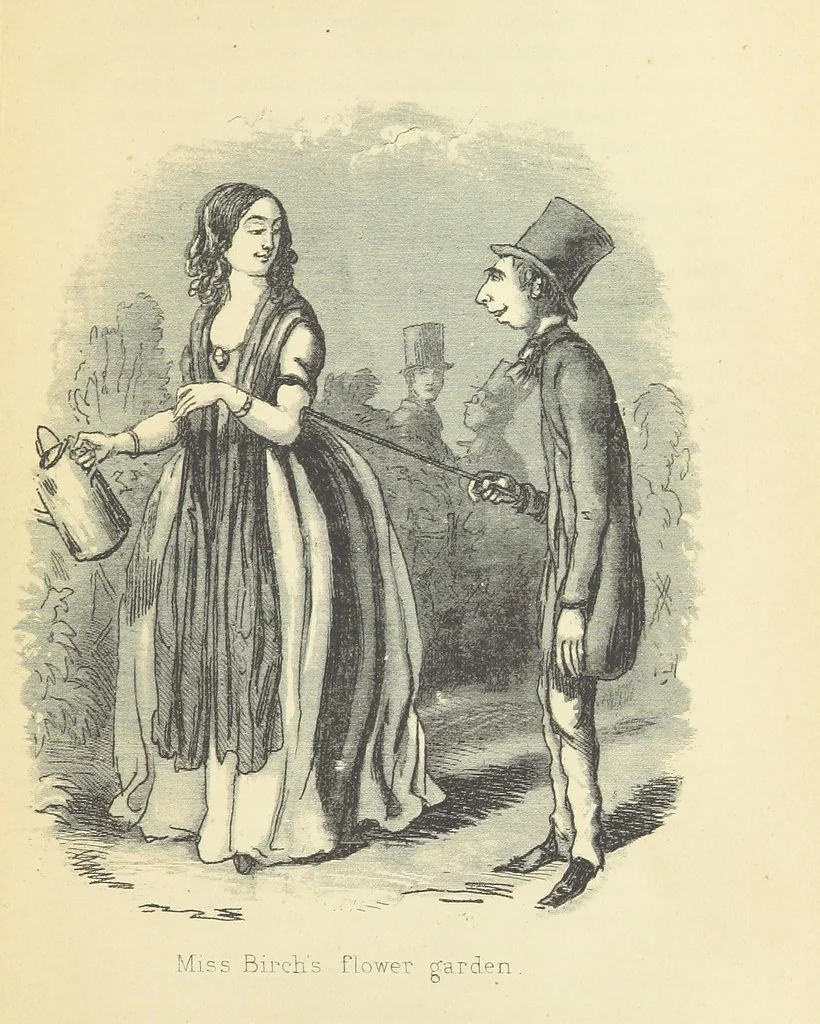 An illustration from The Christmas Books of Mr. M. A. Titmarsh ... With illustrations by the author, 1872, leaf 225
