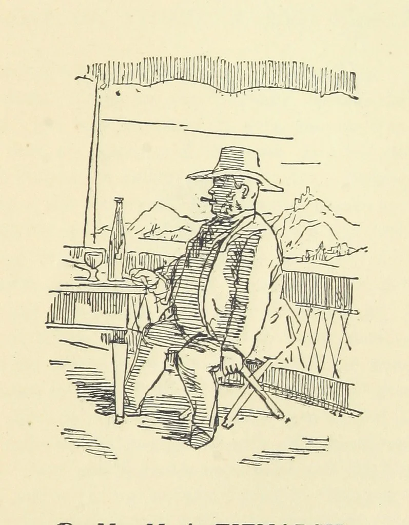 An illustration from The Christmas Books of Mr. M. A. Titmarsh ... With illustrations by the author, 1872, leaf 237