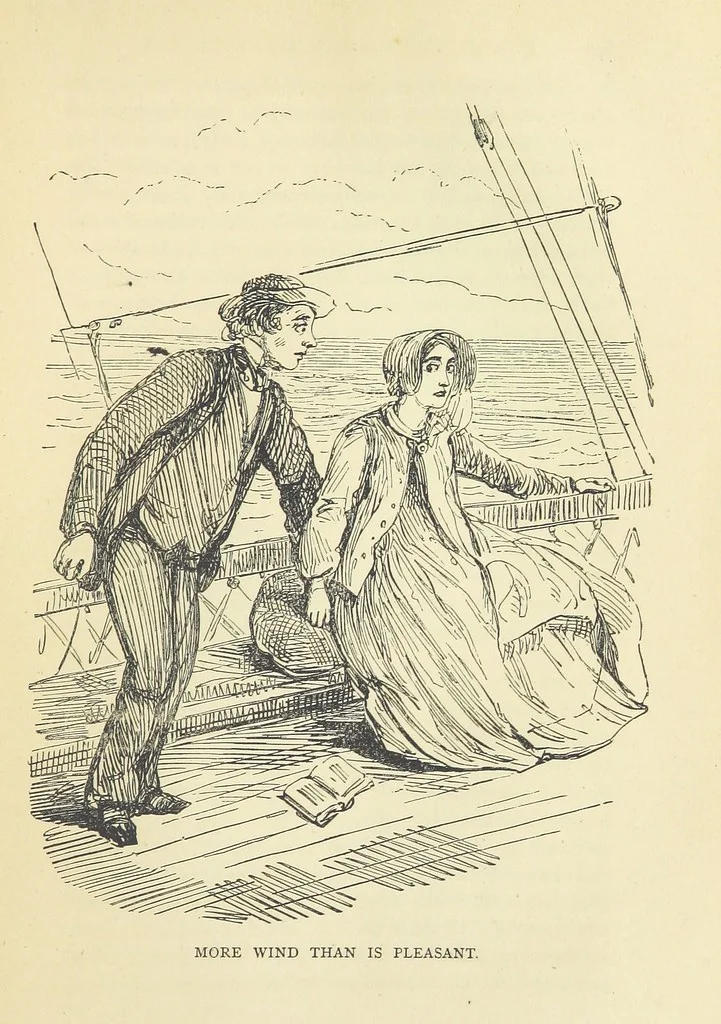 An illustration from The Christmas Books of Mr. M. A. Titmarsh ... With illustrations by the author, 1872, leaf 265