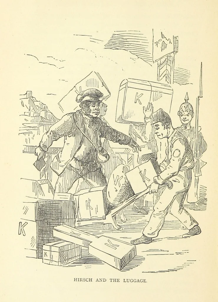 An illustration from The Christmas Books of Mr. M. A. Titmarsh ... With illustrations by the author, 1872, leaf 278