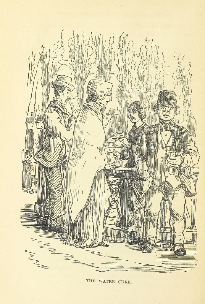 An illustration from The Christmas Books of Mr. M. A. Titmarsh ... With illustrations by the author, 1872, leaf 306