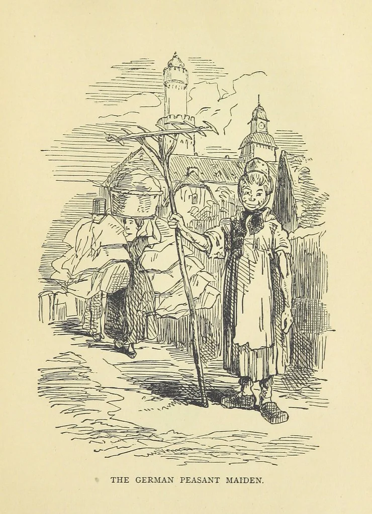 An illustration from The Christmas Books of Mr. M. A. Titmarsh ... With illustrations by the author, 1872, leaf 313