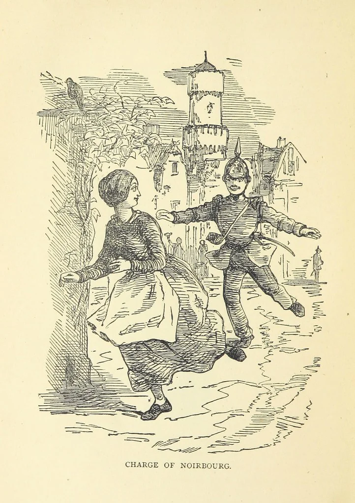 An illustration from The Christmas Books of Mr. M. A. Titmarsh ... With illustrations by the author, 1872, leaf 316