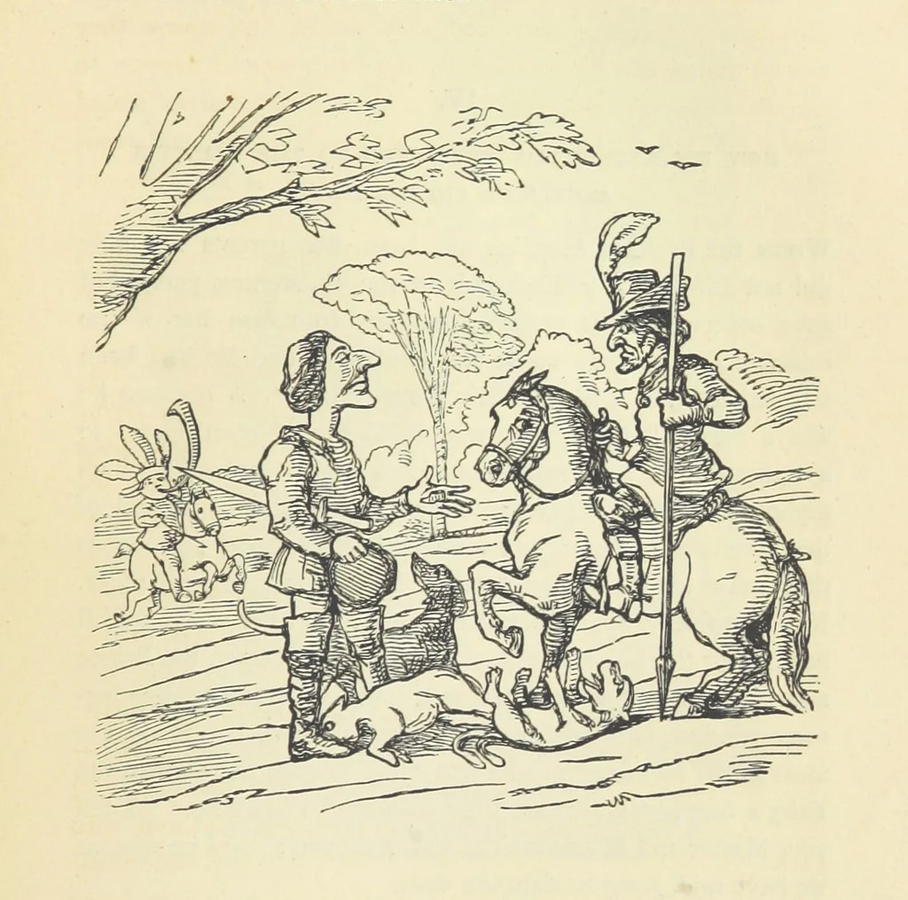 An illustration from The Christmas Books of Mr. M. A. Titmarsh ... With illustrations by the author, 1872, leaf 355