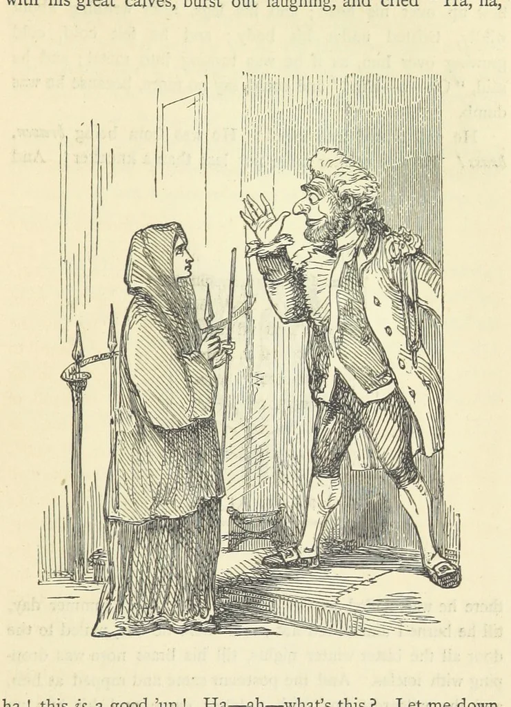 An illustration from The Christmas Books of Mr. M. A. Titmarsh ... With illustrations by the author, 1872, leaf 357