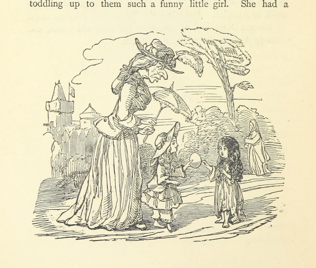 An illustration from The Christmas Books of Mr. M. A. Titmarsh ... With illustrations by the author, 1872, leaf 360